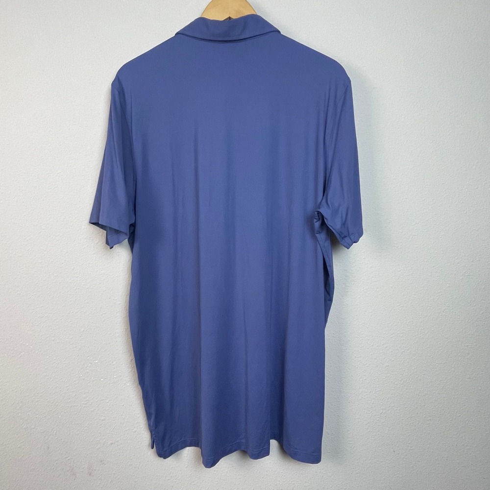 Greyson Men's XL Periwinkle Blue Short Sleeve Golf Polo Shirt Skull Ryder Die - Picture 3 of 8